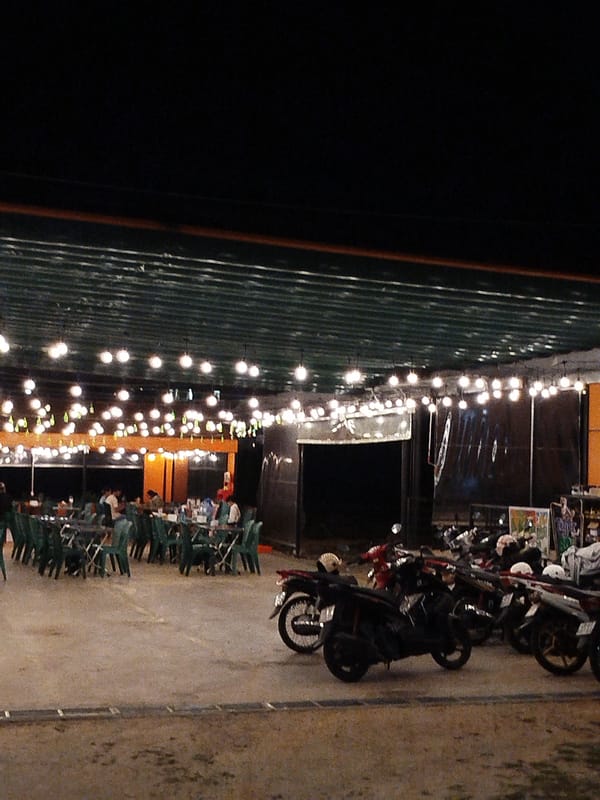 Evening scenes documented across Da Lat, Vietnam neighborhoods