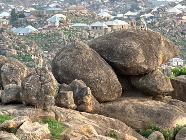 Dawn scenes captured across Jos Nigeria's rocky landscape
