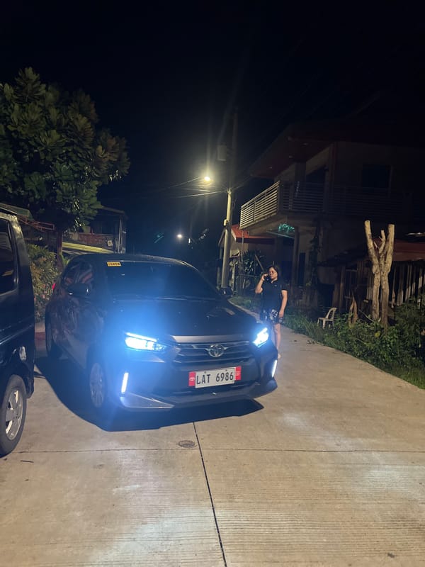 Nighttime street activity captured by witnesses in Davao City