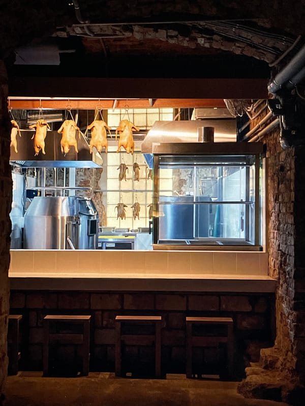 Restaurant dining experience documented in Saint Petersburg