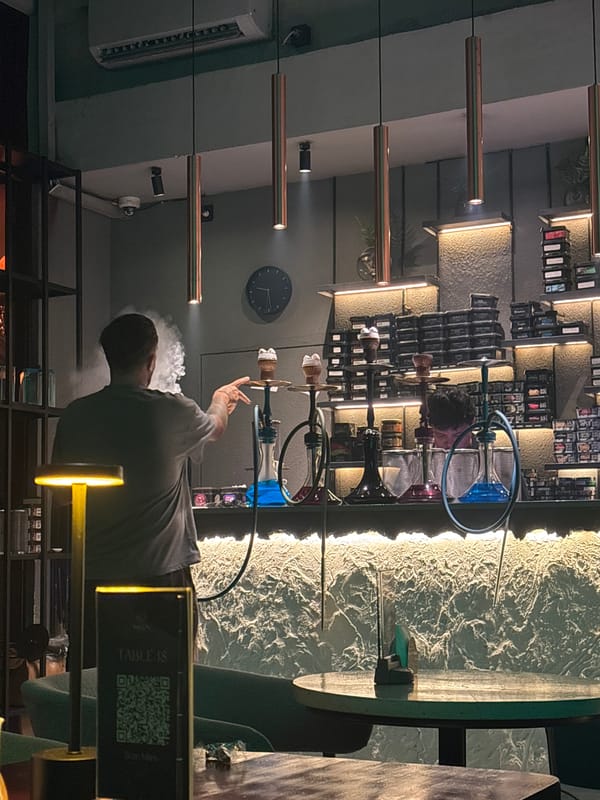 Restaurant interior documented in North Kuta, Indonesia