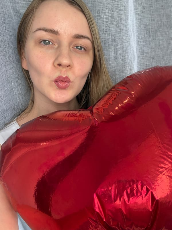 Woman stages photo shoot with props in Chaikovsky, Russia