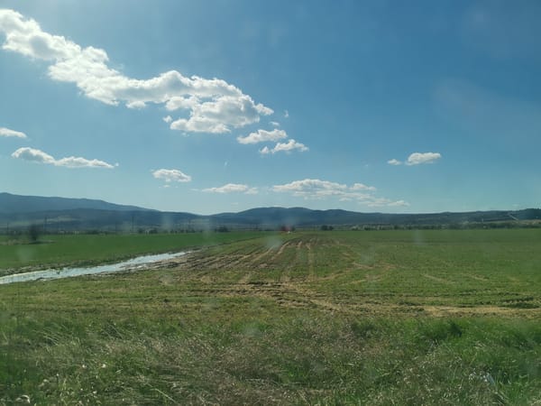 Rural landscape documented in Verinsko, Bulgaria countryside