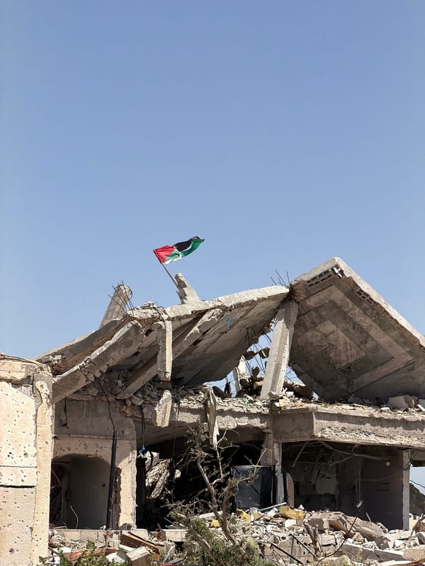 Destruction documented in al-Qarara with damaged buildings, infrastructure