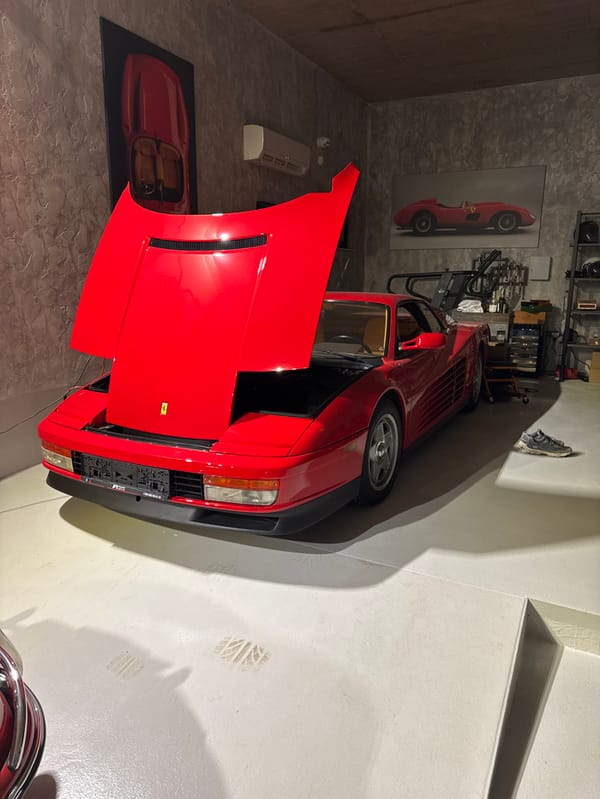 Luxury car collection documented in Bulgarian private garage facility