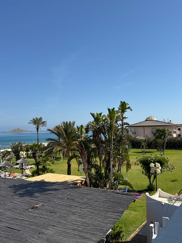 Morning maintenance at Italian coastal resorts near Palermo