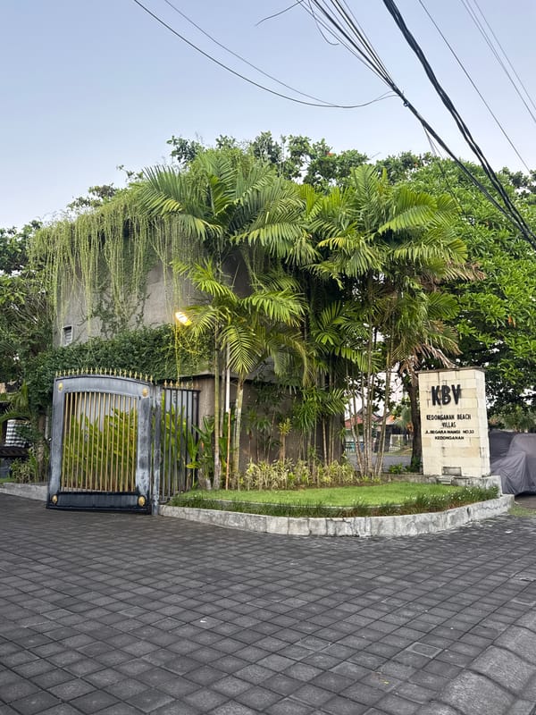Evening scenes captured around Kuta Indonesia neighborhoods