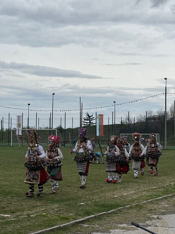 Traditional Kukeri ceremony observed in Bulgarian countryside