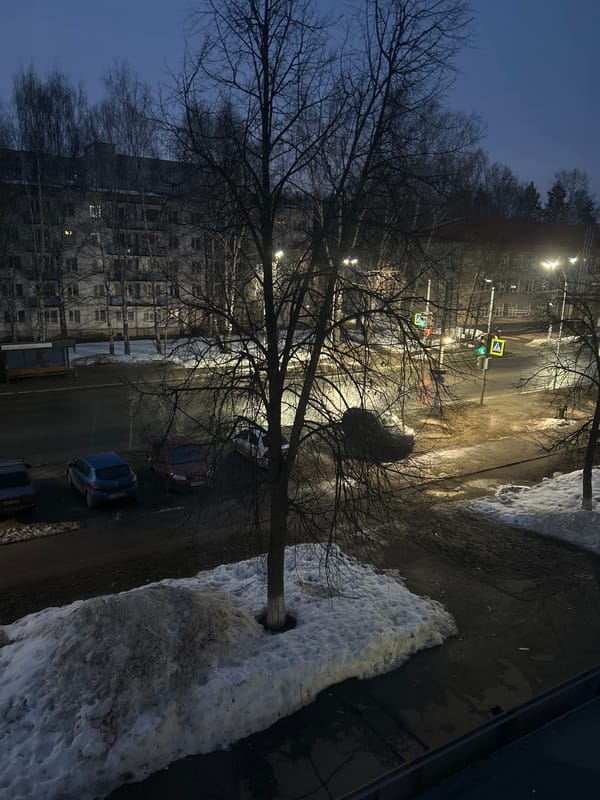 Early morning daily life moments documented across Chaikovsky, Russia