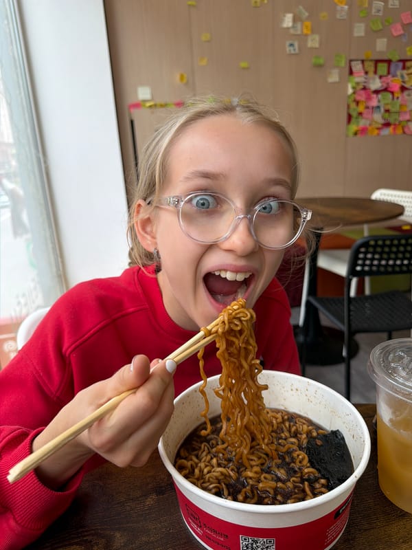Ramen lunch stop in Riga, Latvia