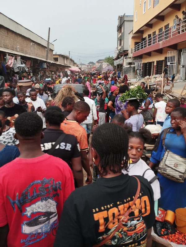 Busy market day draws crowds to Fegge streets