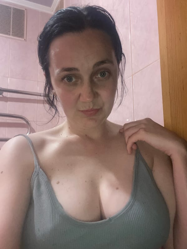 A quiet day at home, selfies and a cat by the window.