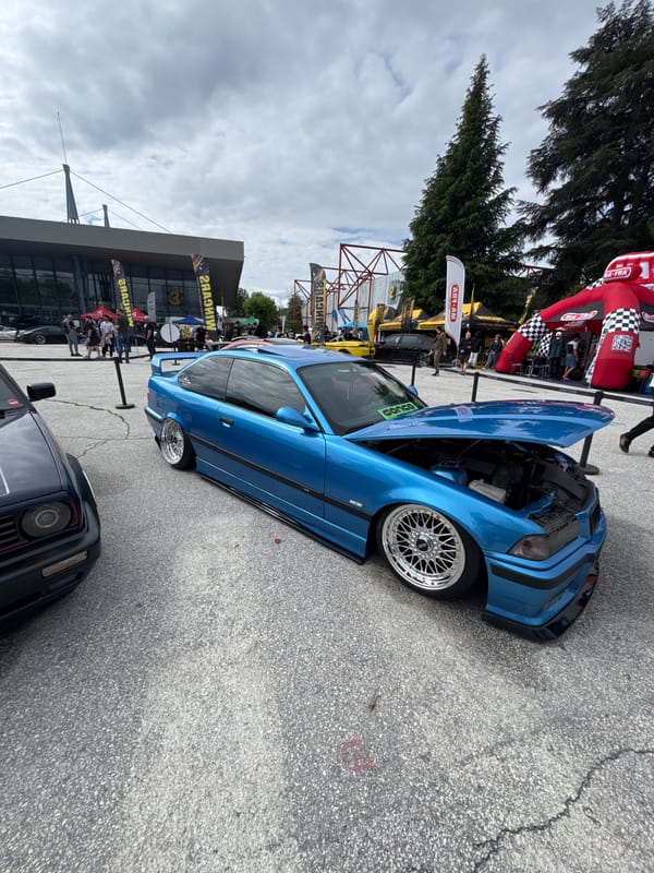 Car show and drifting event held in Plovdiv, Bulgaria