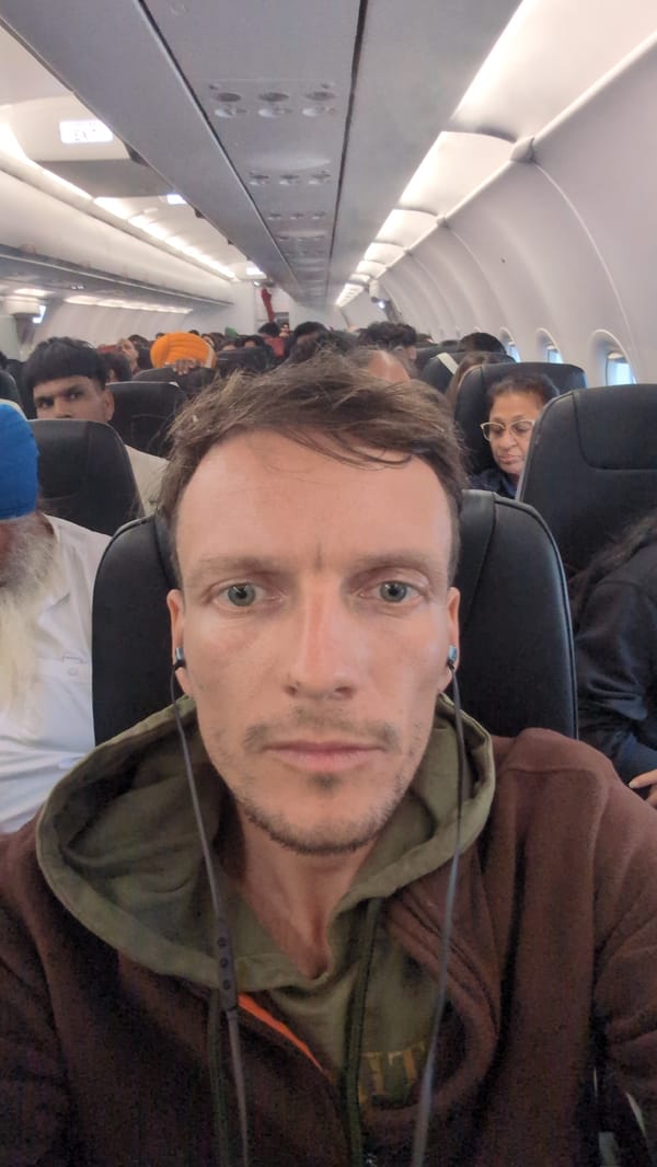 Passenger takes selfie aboard commercial flight near Sepang