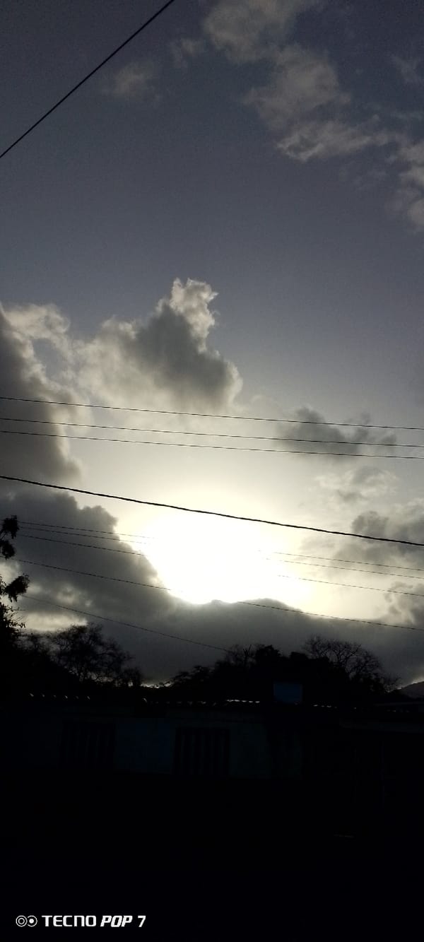 Dramatic sky conditions observed over Altagracia, Venezuela