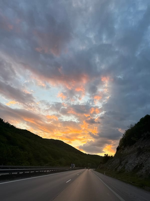Highway infrastructure observed in Dolna Vasilitsa, Bulgaria