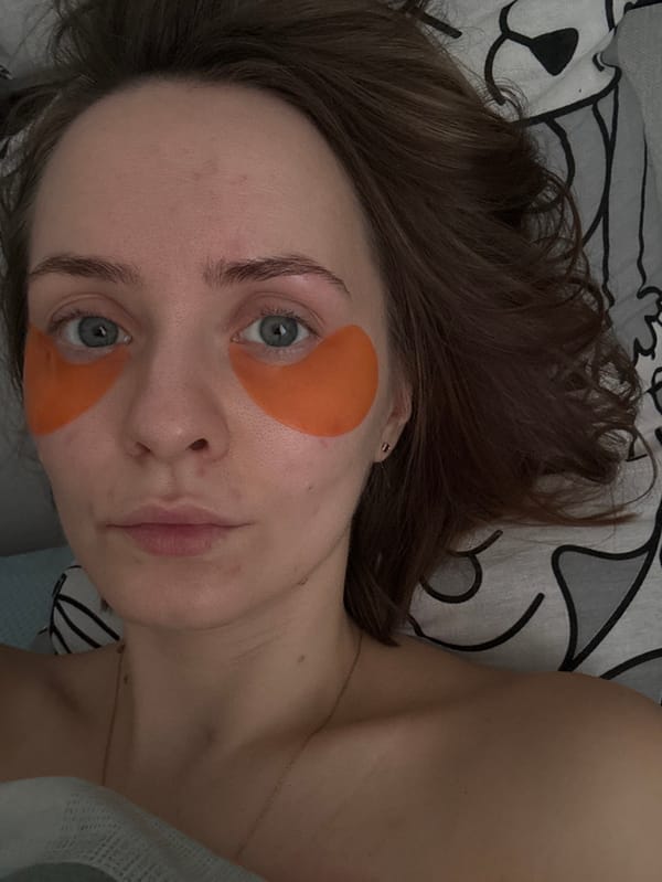 Woman documents morning routine with cat in snowy Perm