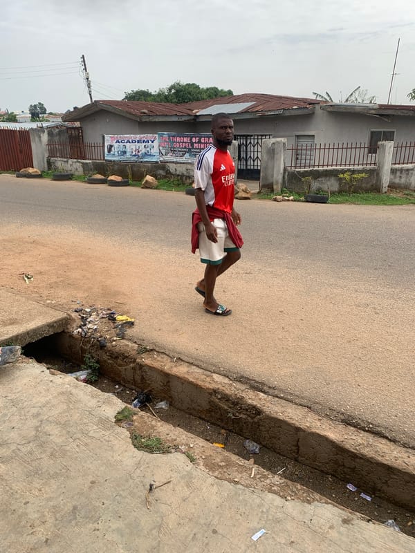Morning street activity observed in Barakin Akawo, Nigeria