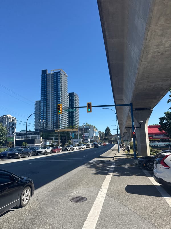 Burnaby urban circuit: SkyTrain, public art, and Metrotown streets