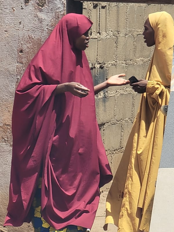Daily life scenes captured across Maiburiji, Nigeria midday