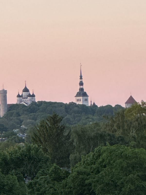 Evening observations across Tallinn capture cityscapes and quiet moments