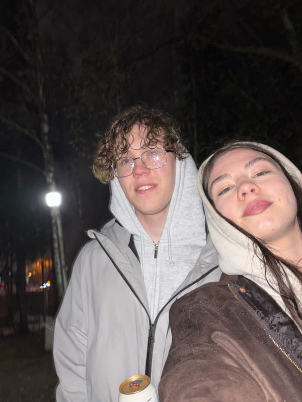 Two people spotted together at night in Perm