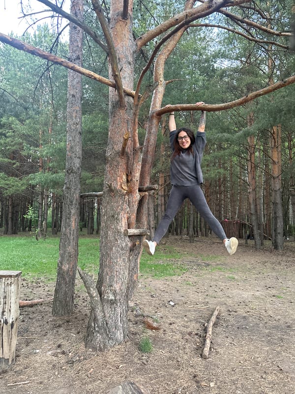 Outdoor recreation activities spotted in Chaikovsky forest area