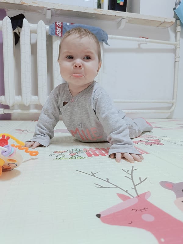 Domestic life moments captured in Rusalevka home