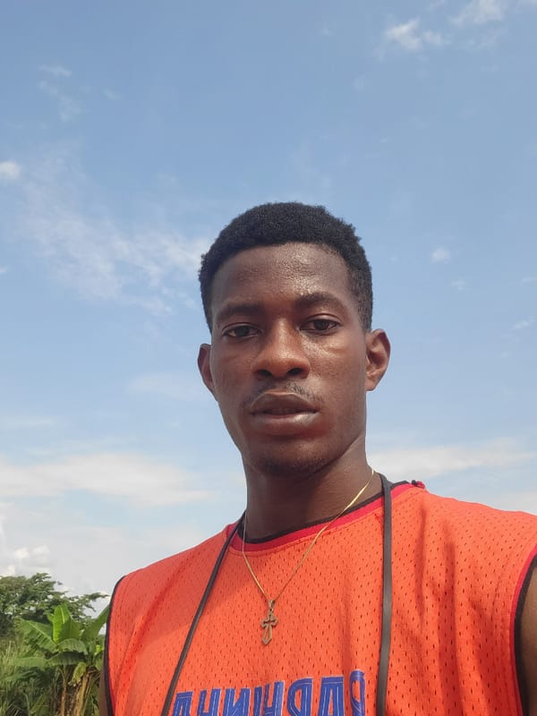 Pickup soccer and street life in Egbagu, Nigeria