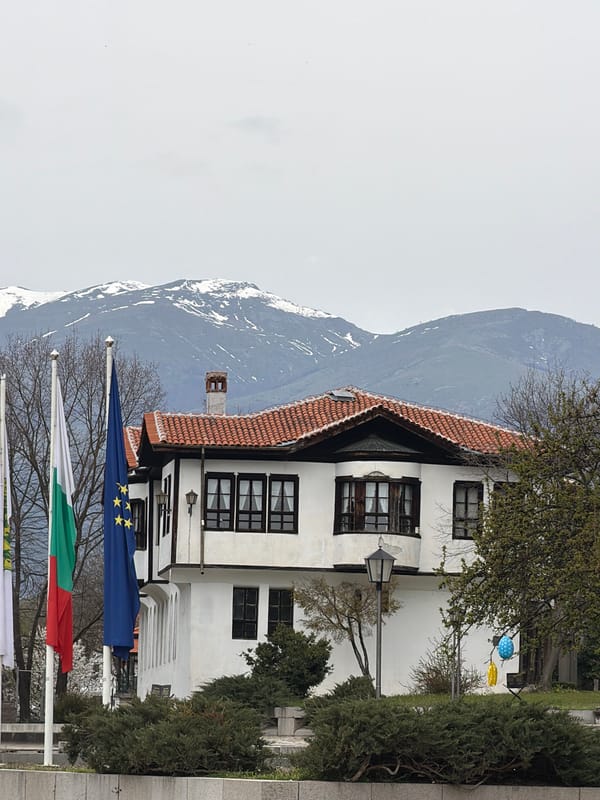 Visitor documents Hristo Botev Museum exterior and interior displays
