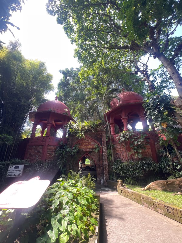 Temple grounds and wildlife documented in Blahbatuh, Indonesia