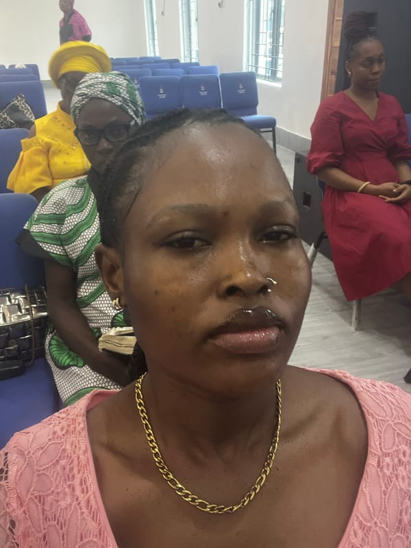 Church service and community gathering in Ado, Nigeria