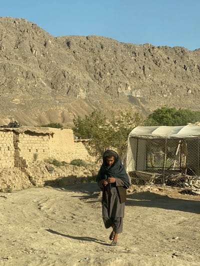 Routine street life observed in Dand, Afghanistan