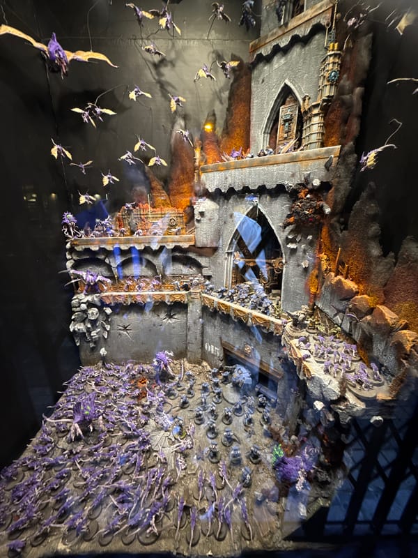 Barcelona resident documents miniature war dioramas and formal dinnerware