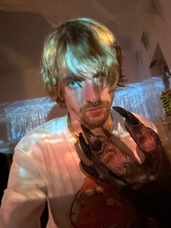 Late-night Halloween gathering documented in Tel Aviv apartment
