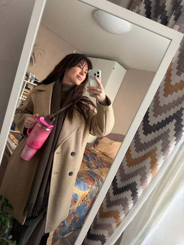 Woman documents daily moments through selfies in Perm, Russia
