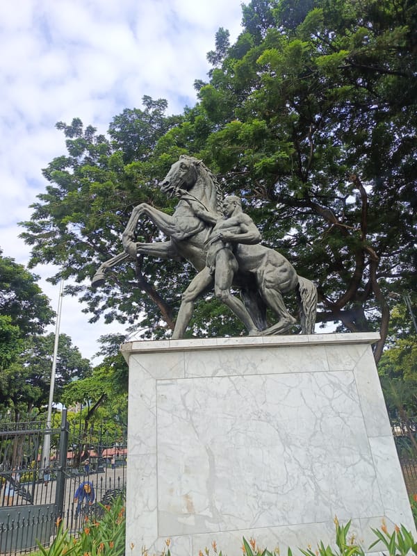Witness documents Guayaquil's historic parks and monuments during afternoon walk