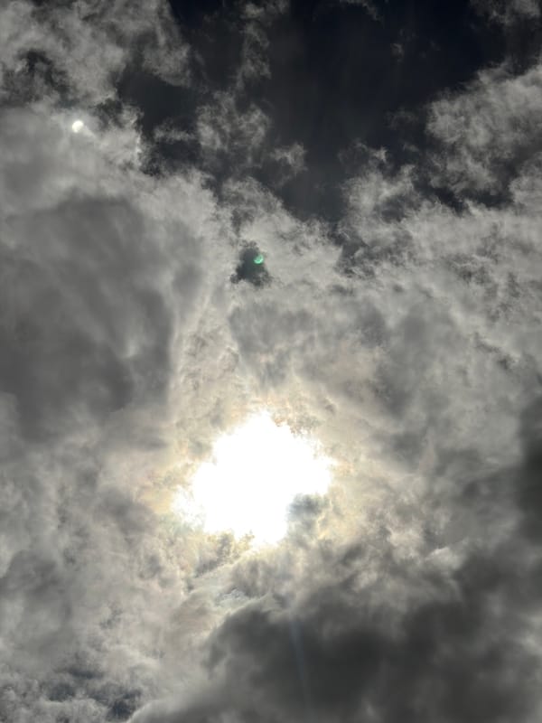 Partly cloudy skies observed over Starominskaya, Russia