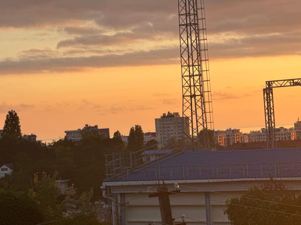 Golden hour over Sochi's skyline, multiple angles