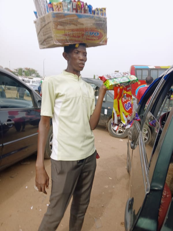 Morning commerce unfolds at Nyanya market, Nigeria