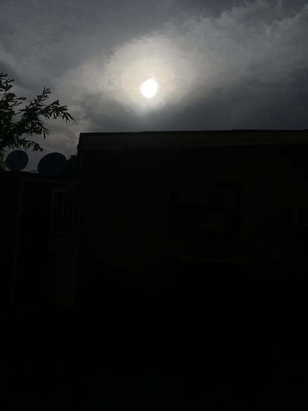 Afternoon sun and shadows documented in Barden Yana, Nigeria