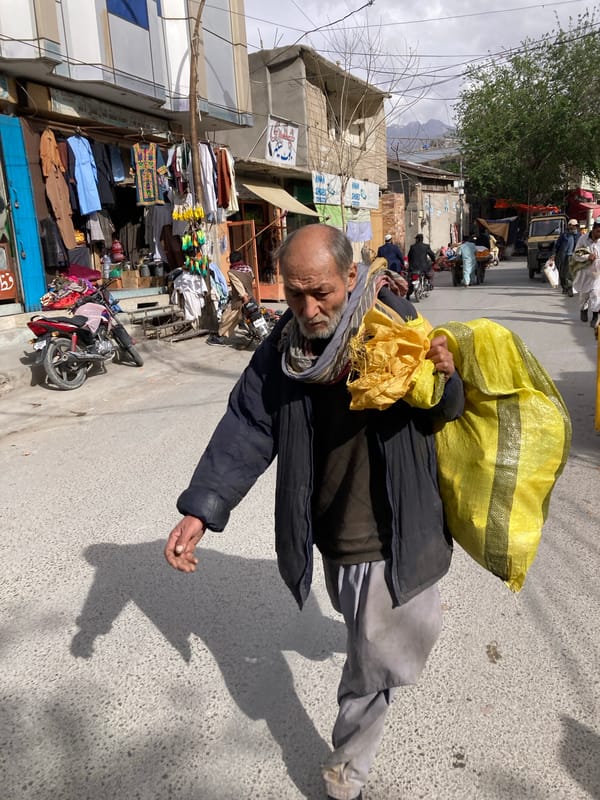 Daily street life documented across Quetta City neighborhoods