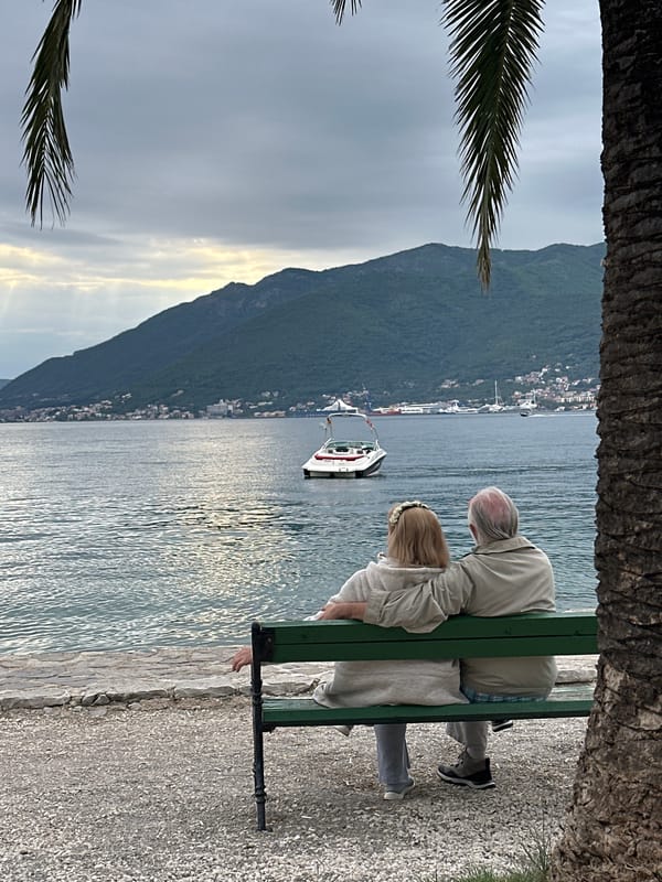 Quiet afternoon scene unfolds along Donja Lastva waterfront