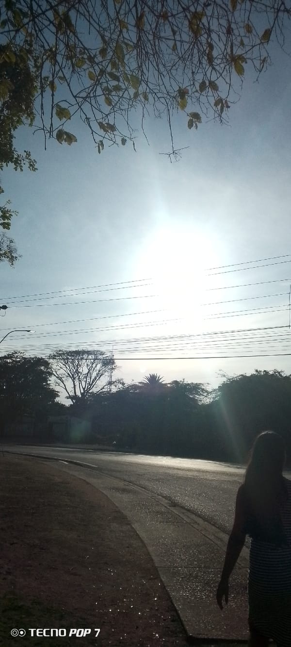 Bright evening streets documented in Altagracia, Venezuela