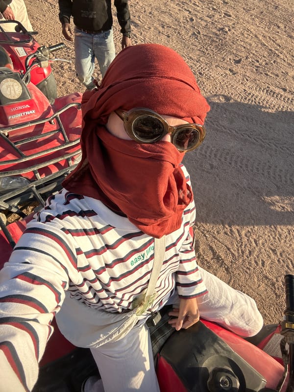 ATV rider spotted in desert near Sharm El Sheikh
