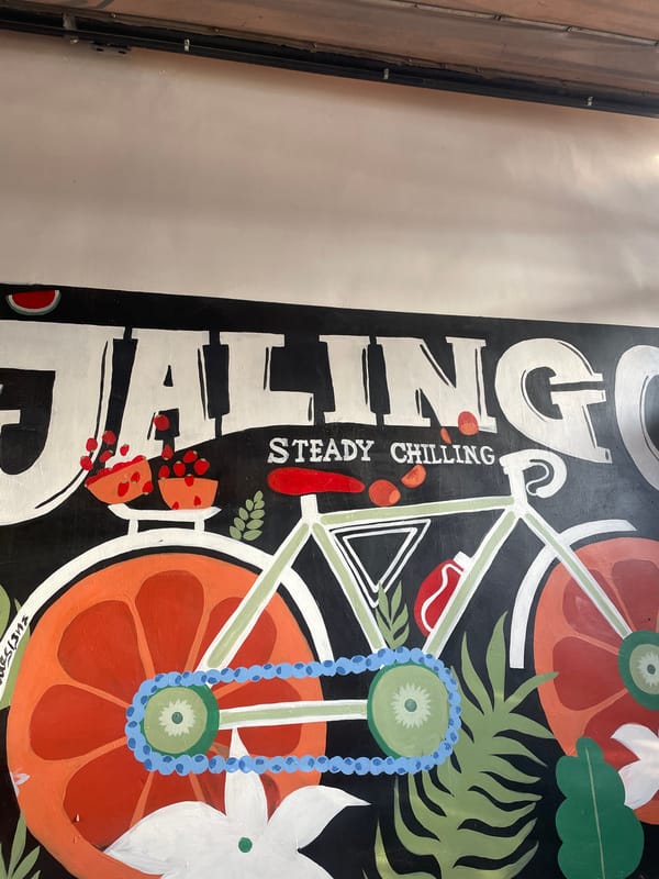 Street art and murals documented in early morning urban setting