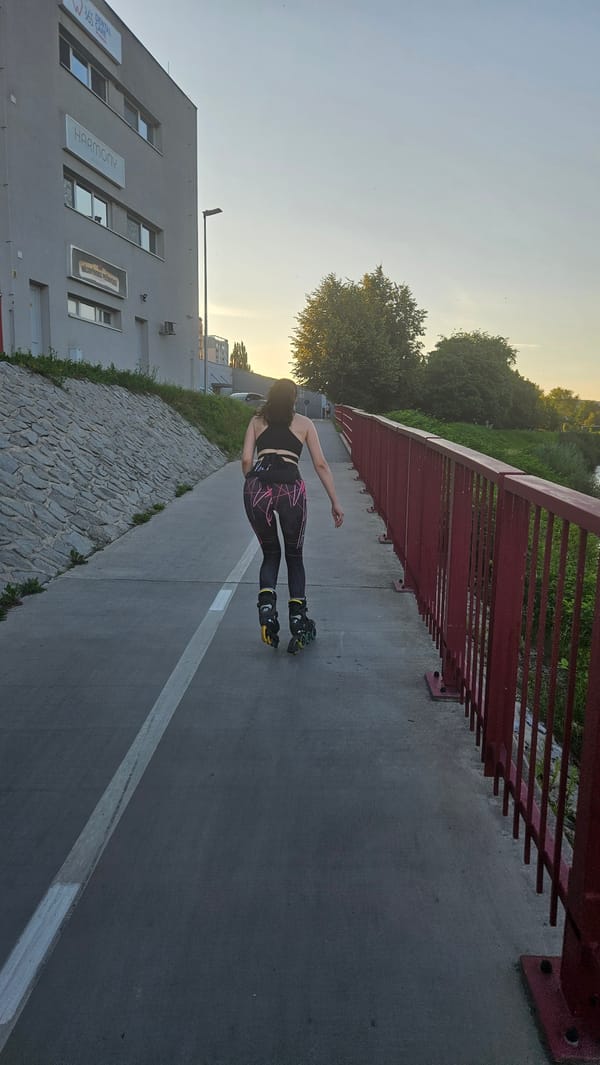 Prešov at golden hour: streets, paths, and people in motion