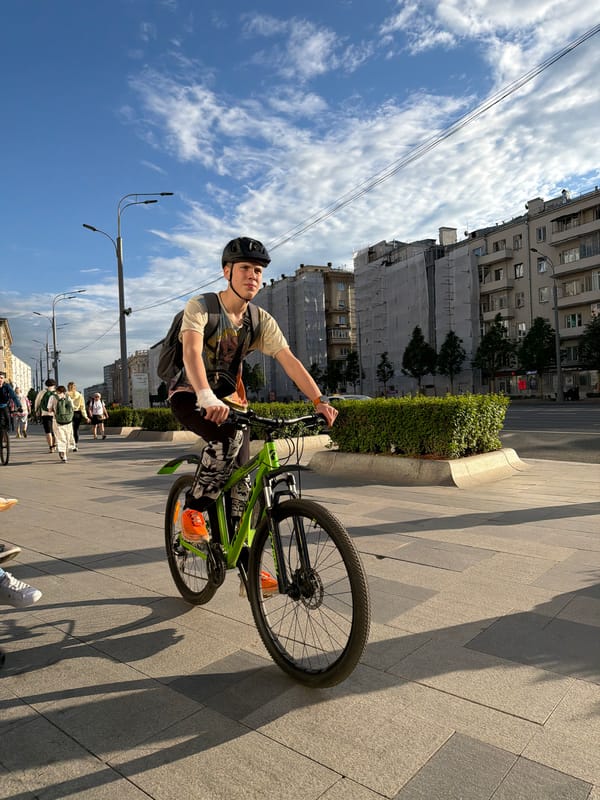 Urban street life captured across city sidewalks and crossings