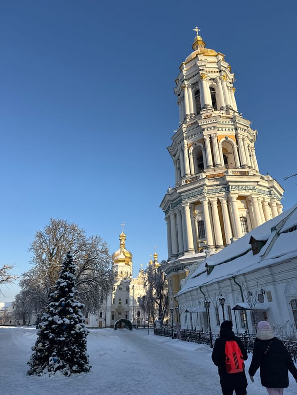 Winter documentation of Kyiv's major Orthodox religious sites captured