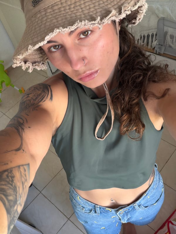 Woman takes morning selfies in Kiryat Bialik apartment